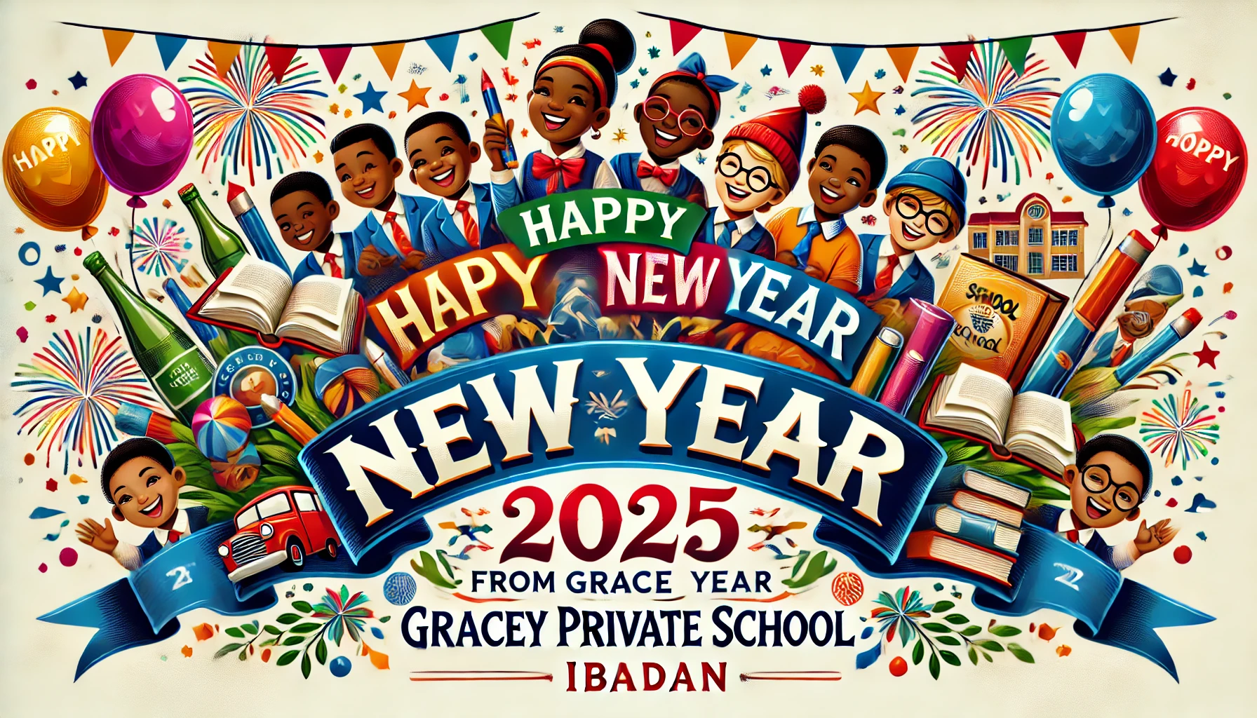 🎉🌟 Happy New Year 2025 from Gracey Private School, Ibadan! 🌟🎉 | Gracey ...